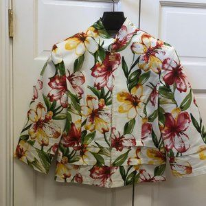 St John Sport Multi color cropped jacket